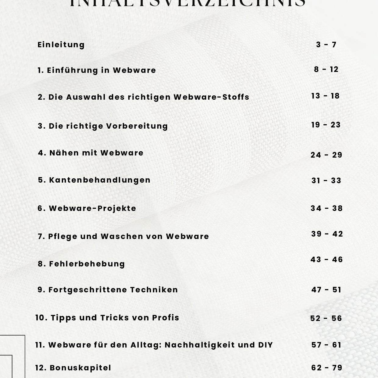 PDF- NÄHGUIDE 3 für Webware + Bonus : - Sewando