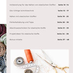PDF- NÄHGUIDE 1 für elastische Stoffe + Bonus : - Sewando
