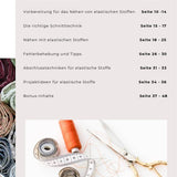 PDF- NÄHGUIDE 1 für elastische Stoffe + Bonus : - Sewando