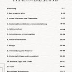 PDF- NÄHGUIDE 4 für Leder / Kunstleder + Bonus : - Sewando