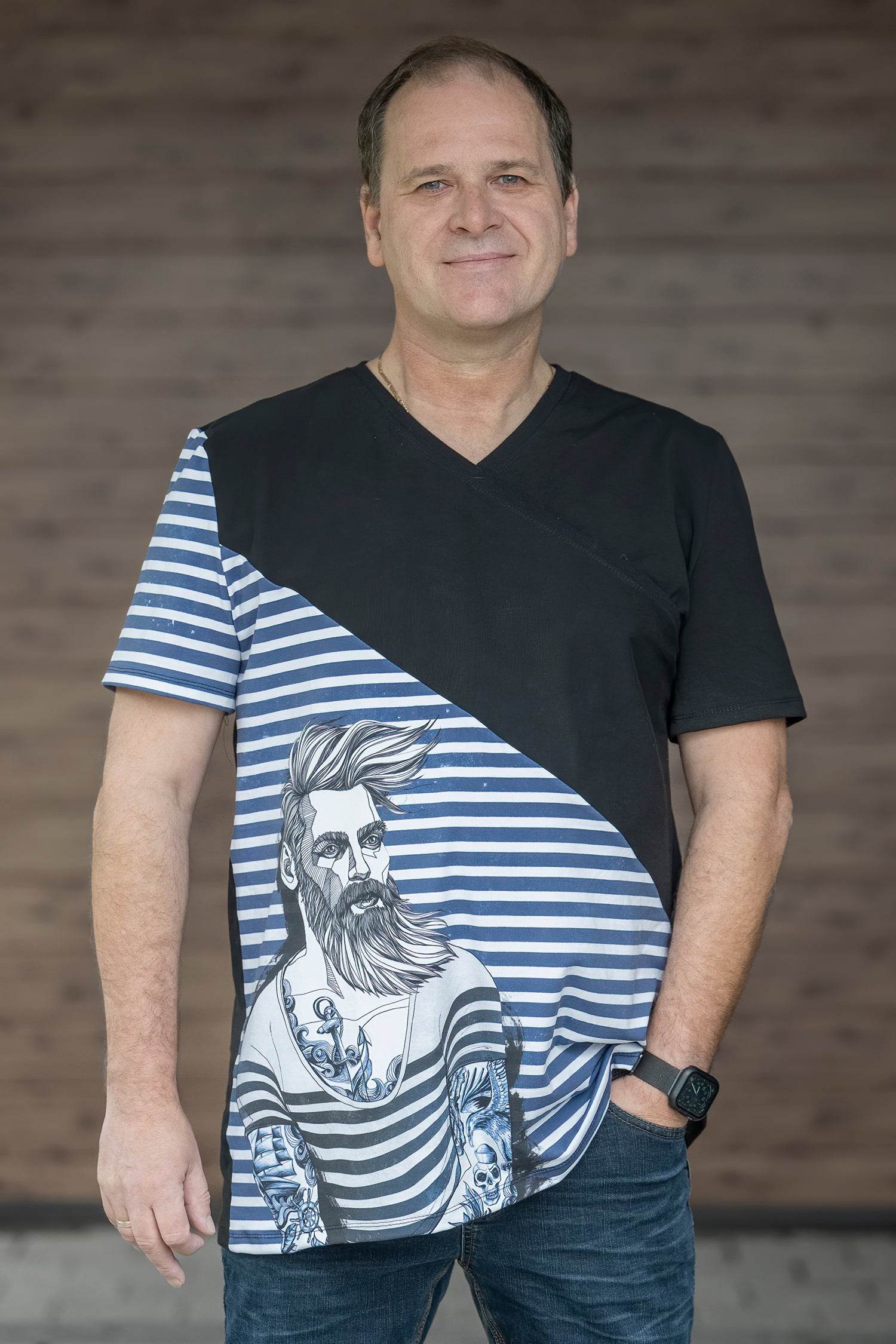 Schnittmuster Shirt für Herren Fran Gr. 42-68 - Sewando