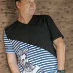 Schnittmuster Shirt für Herren Fran Gr. 42-68 - Sewando