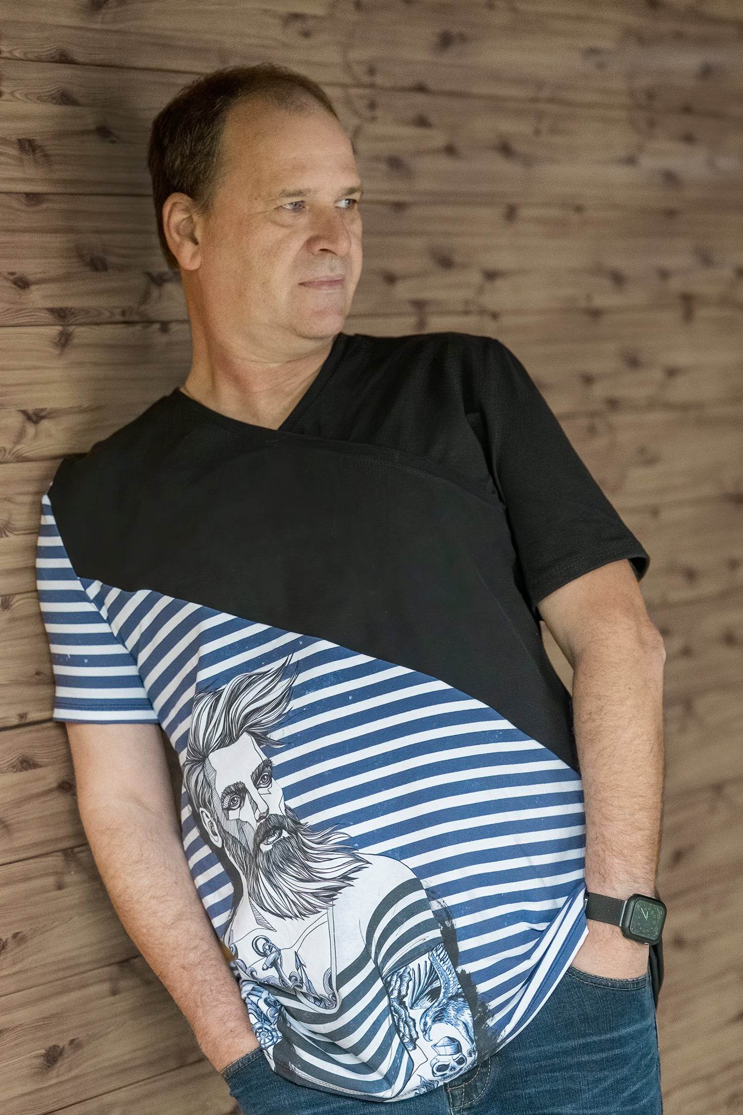 Schnittmuster Shirt für Herren Fran Gr. 42-68 - Sewando