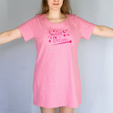 Schnittmuster Jersey Nachthemd & Schlafshirt, 4 Ärmellängen + 2 Halsausschnitte, Gr. 34-50, A4+A0