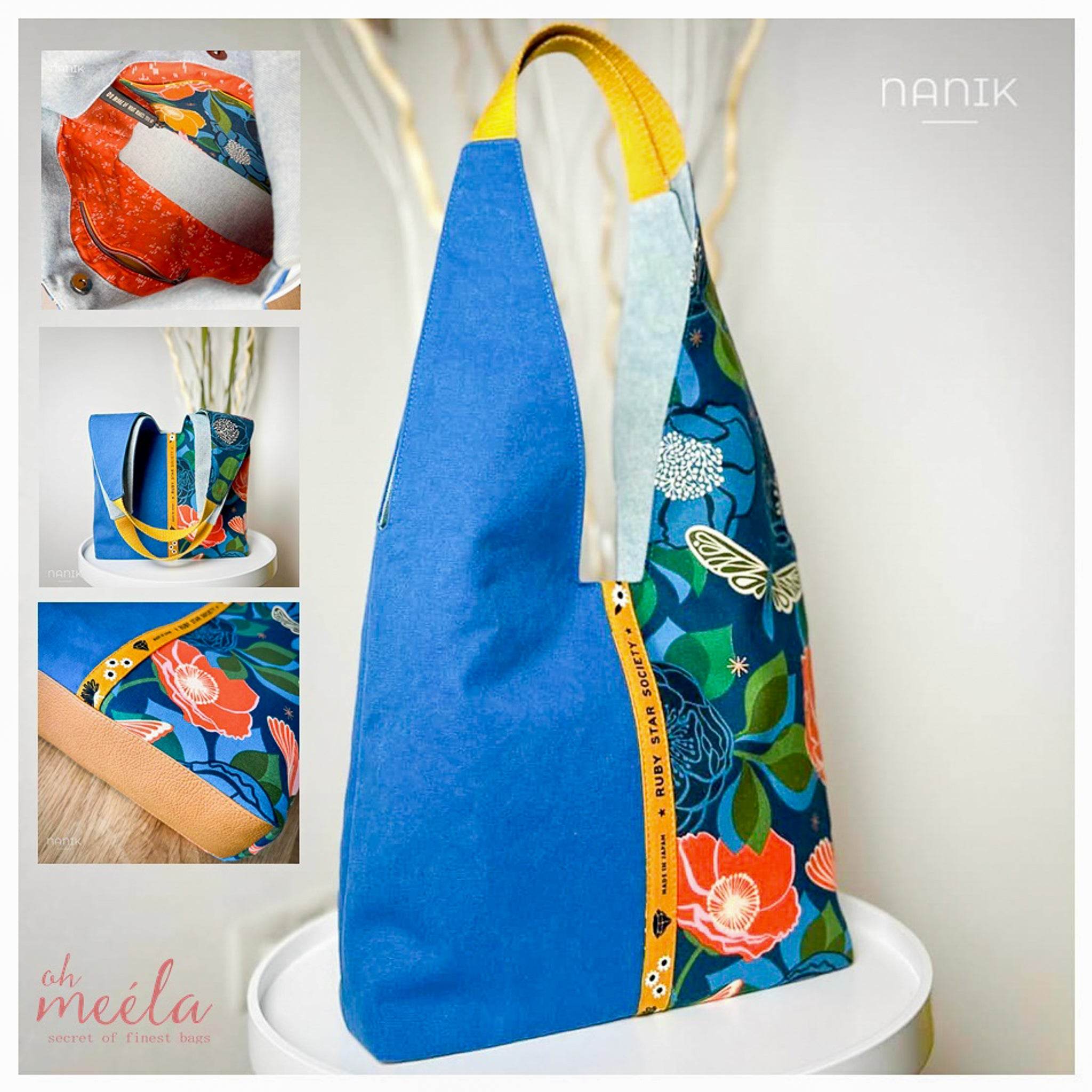 ohJelli Mini & Big * Taschen - Schnittmuster - Kombi-eBook * Shopper - Schultertasche in 2 Größen - Sewando