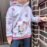 Schnittmuster Oversized Hoodie Weites Winter Meer