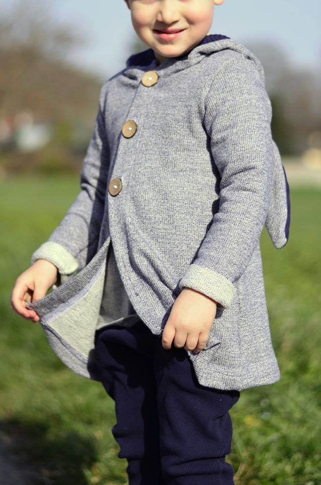 Cardigan Conny Schnittmuster 50-170 - Sewando