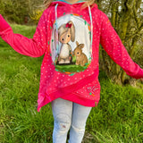 Schnittmuster "Shabby Asymmetrie Hoodie Kids" Gr. 74 - 164