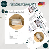Stickdatei Kosmetikmäppchen Shelly Set mit 3 Größen, ITH Stickdatei