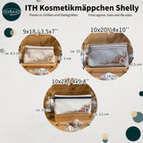 Stickdatei Kosmetikmäppchen Shelly Set mit 3 Größen, ITH Stickdatei