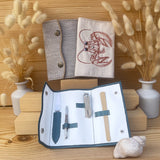 Stickdatei Maniküre Etui “Lobster” Set mit 2 Größen, ITH Stickdatei