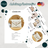 OTH und ITH Stickdatei Umschlag Set für 13x18, Geschenkumschlag