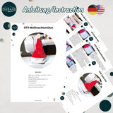 OTH Stickdatei Weihnachtsmütze Set mit 8 Größen ab 9x10