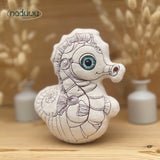 Stickdatei Seepferdchen Stuffie Set mit 6 Größen, In the Hoop Seahopsy