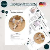 ITH Stickdatei Armband Hundsrose in 5 Größen, ITH Schmuck ab 5x18