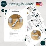 Stickdatei Armband Lily in 5 Größen, ITH ab 5x18