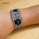 ITH Stickdatei Armband Pfotenliebe Set mit 5 Größen ab 5x18
