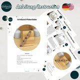 ITH Stickdatei Armband Pfotenliebe Set mit 5 Größen ab 5x18