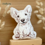 Stickdatei Bully Stuffie Schnucki Set mit 6 Größen ab 12x18, ITH Stickdatei Bullterrier Welpe