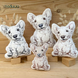 Stickdatei Bully Stuffie Schnucki Set mit 6 Größen ab 12x18, ITH Stickdatei Bullterrier Welpe