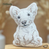 Stickdatei Bully Stuffie Schnucki Set mit 6 Größen ab 12x18, ITH Stickdatei Bullterrier Welpe