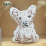 Stickdatei Bully Stuffie Schnucki Set mit 6 Größen ab 12x18, ITH Stickdatei Bullterrier Welpe