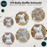 Stickdatei Bully Stuffie Schnucki Set mit 6 Größen ab 12x18, ITH Stickdatei Bullterrier Welpe