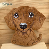 Stickdatei Dackel Stuffie Set mit 7 Größen, ITH Dackel Frieda