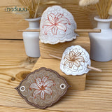 ITH Stickdatei Haarspange Lily, Set mit 3 Größen ab 9x6
