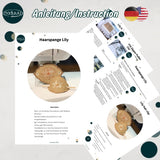 ITH Stickdatei Haarspange Lily, Set mit 3 Größen ab 9x6
