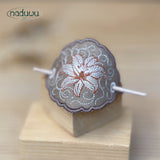 ITH Stickdatei Haarspange Lily, Set mit 3 Größen ab 9x6