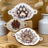 ITH Stickdatei Haarspange Paw Set mit 3 Größen ab 9x6