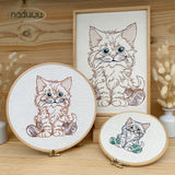 Stickdatei Katze Charly Scribble Set mit 7 Größen ab 10x13