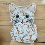 ITH Stickdatei Katze Charly Stuffie Set mit 6 Größen ab 12x18