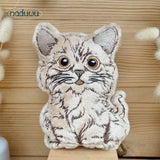 ITH Stickdatei Katze Charly Stuffie Set mit 6 Größen ab 12x18