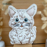 ITH Stickdatei Katze Charly Stuffie Set mit 6 Größen ab 12x18