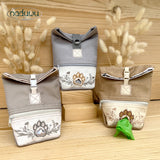 Stickdatei Lecker Messenger Tasche Set mit 3 Größen ab 15x21, ITH Stickdatei