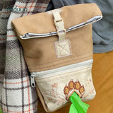 Stickdatei Lecker Messenger Tasche Set mit 3 Größen ab 15x21, ITH Stickdatei