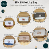 ITH Stickdatei Little Lily Bag Set mit 6 Größen ab 13x18, Umhängetasche