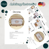 ITH Stickdatei Little Lily Bag Set mit 6 Größen ab 13x18, Umhängetasche
