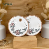 ITH Stickdatei Hundsrose Mug Rug und Summsenschutz 10x10