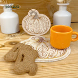ITH Stickdatei Mug Rug Kürbis in 2 Größen ab 10x9