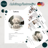 ITH Stickdatei Welpe Bo Stuffie Set mit 6 Größen ab 13x18, Dogge