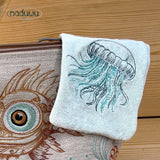 Stickdatei Waschlappen Set 13x18 und 16x20 mit maritimem Motiv,  ITH Stickdesign