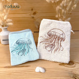 Stickdatei Waschlappen Set 13x18 und 16x20 mit maritimem Motiv,  ITH Stickdesign