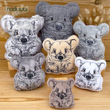Stickdatei Wombat Wombi Stuffie Set mit 7 Größen ab 10x13