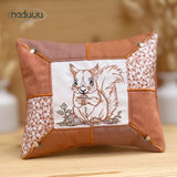 Stickdatei Eichhörnchen Kissen Set mit 6 Größen ab 13x18, ITH Kissendesign