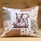 Stickdatei Eichhörnchen Kissen Set mit 6 Größen ab 13x18, ITH Kissendesign
