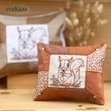 Stickdatei Eichhörnchen Kissen Set mit 6 Größen ab 13x18, ITH Kissendesign