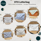 OTH Stickdatei Letterbag Set mit 6 Größen ab 13x18, Umhängetasche, Clutch oder Crossbodybag